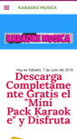 Mobile Screenshot of karaokemusica.com